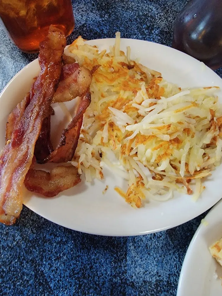 Hash Browns and Bacon